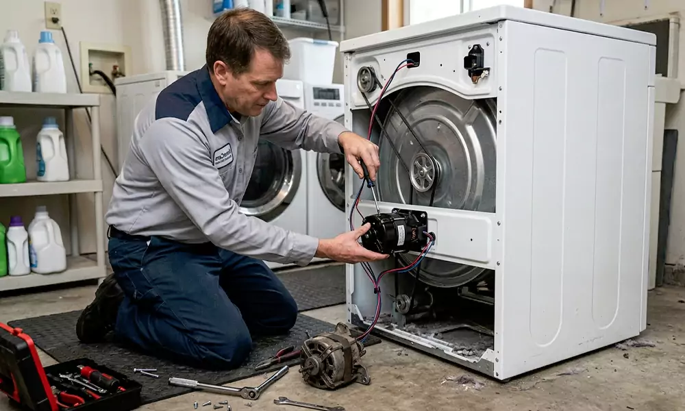 Dryer Motor Replacement in Cranston, RI