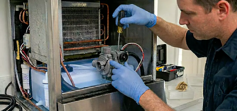 Commercial Ice Maker Water Pump Repair in Cranston