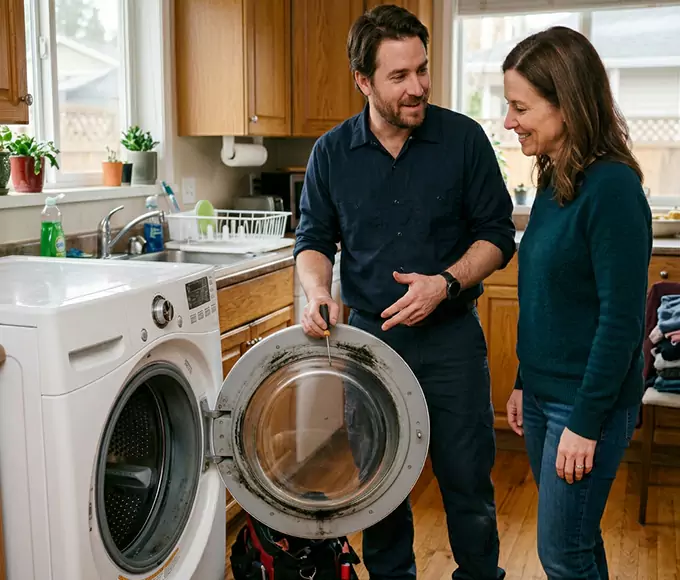 Why Cranston, RI Homeowners Choose Cranston Appliance Pro for Washer Door Seal Replacement?